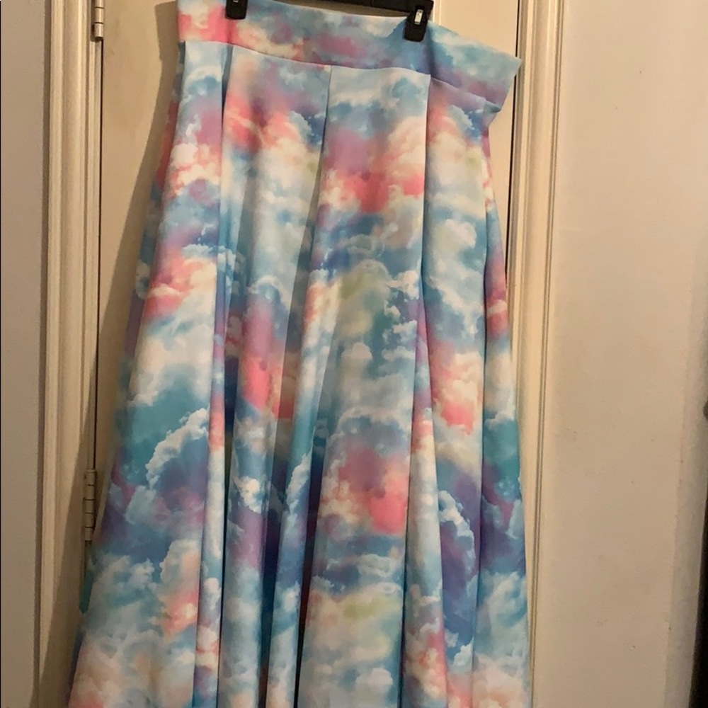 Elhoffer Design Maxi Cloud Skirt